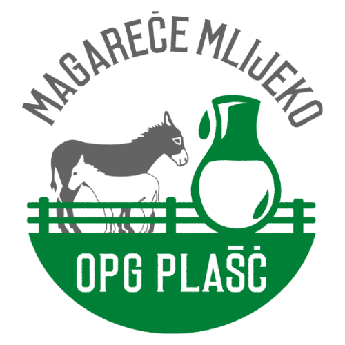 Logo OPG Plašć — magareće mlijeko